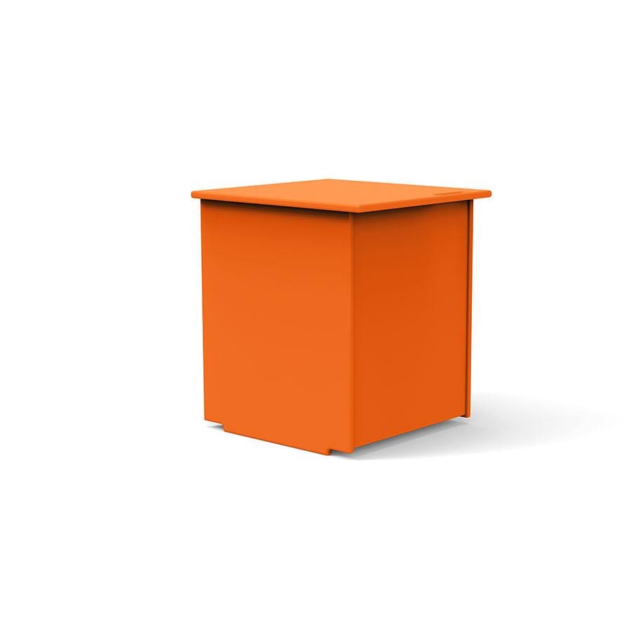 Mondo Single Planter with Lid planter Loll Designs Sunset Orange 