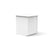 Mondo Single Planter with Lid planter Loll Designs Cloud White 