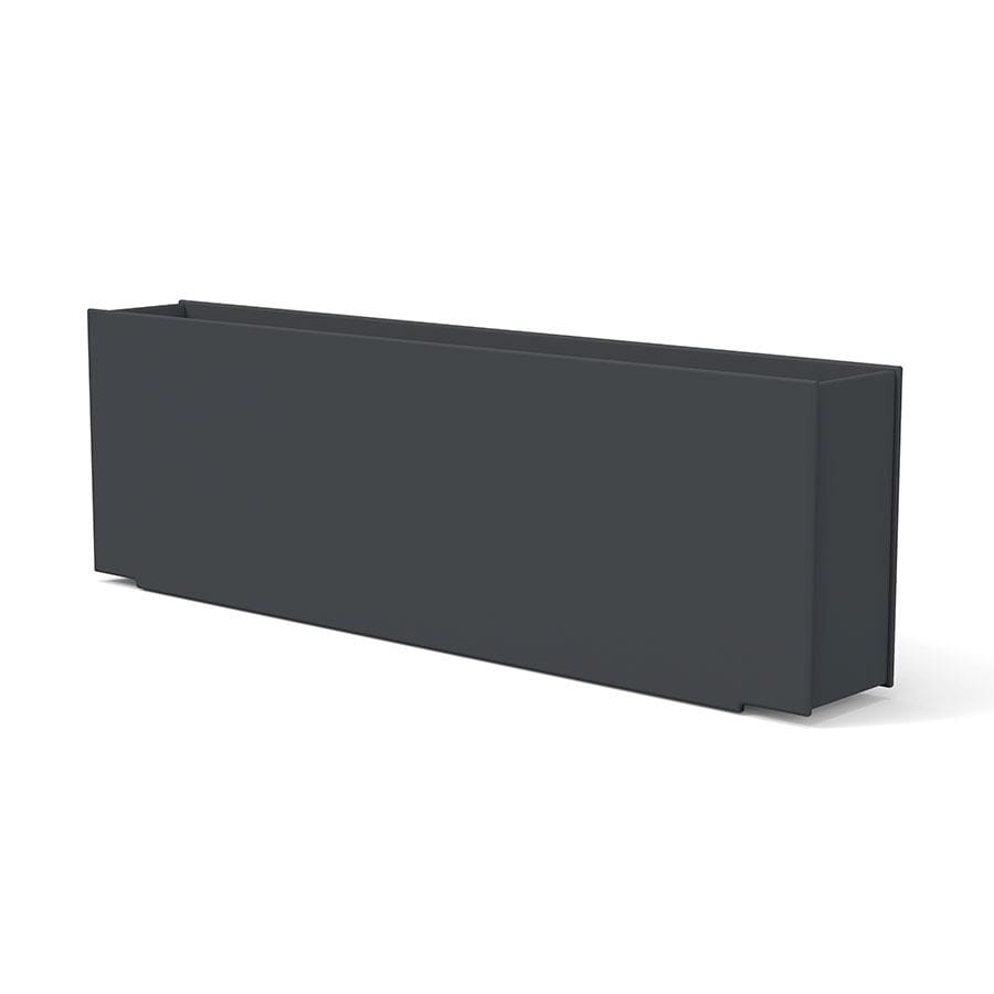 Mondo Skinny Planter planter Loll Designs Charcoal Grey Quad 