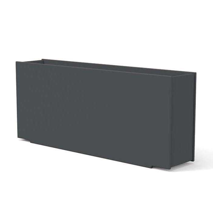 Mondo Skinny Planter planter Loll Designs Charcoal Grey Triple 