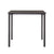 Monza Square Table Tables Plank Black HPL top - black powder-coat legs 