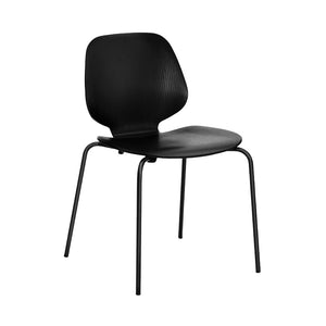 My Chair Chairs Normann Copenhagen Black Steel Black Painted and Lacquered Ash Veneer 