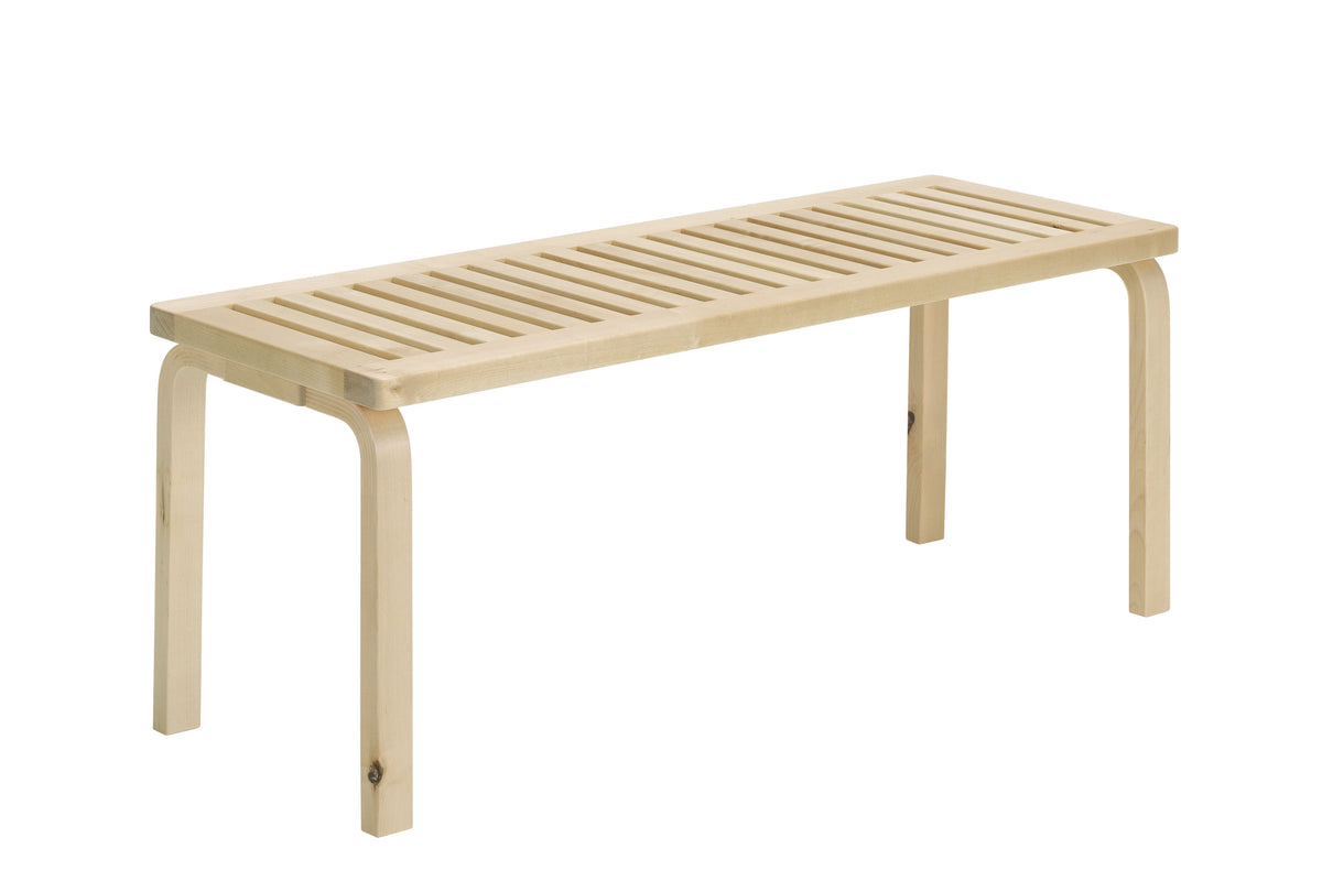 Bench 153A Benches Artek 153A: 44.25&quot; L - Natural Birch Lacquer 