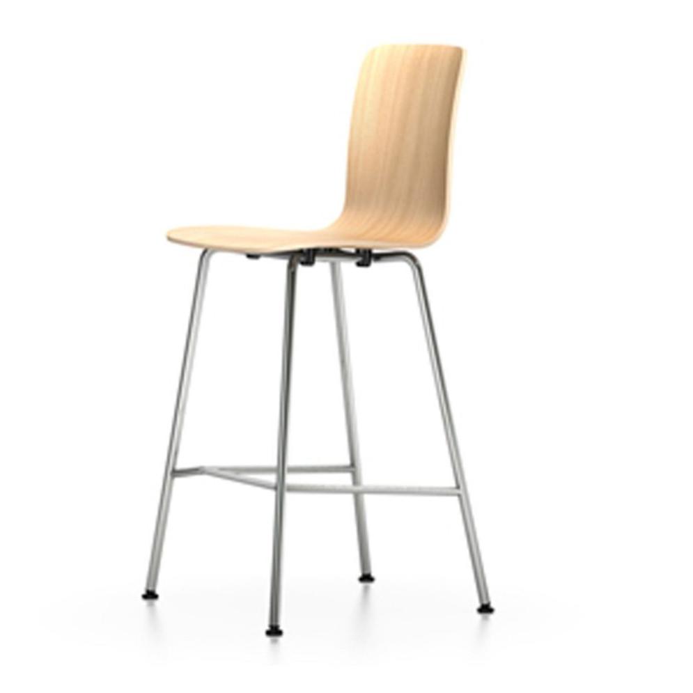 HAL Ply Stool Medium bar seating Vitra natural oak basic dark hard glides (standard)