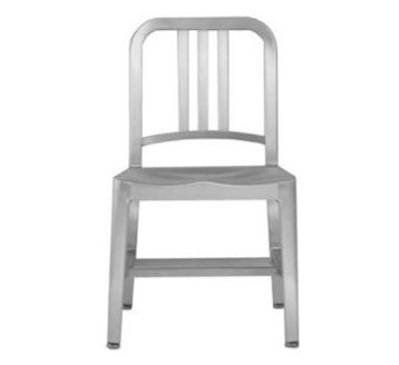 Navy Child&#39;s Chair By Emeco kids Emeco Brushed none 