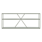 NeedWant Long and Low Shelving storage BluDot Grey Green 