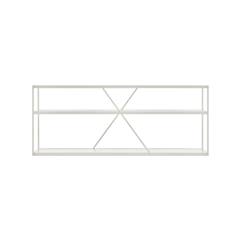 NeedWant Long and Low Shelving storage BluDot Putty 