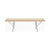 Nelson Cane Bench Benches herman miller 48 Inch Natural Maple Trivalent Chrome