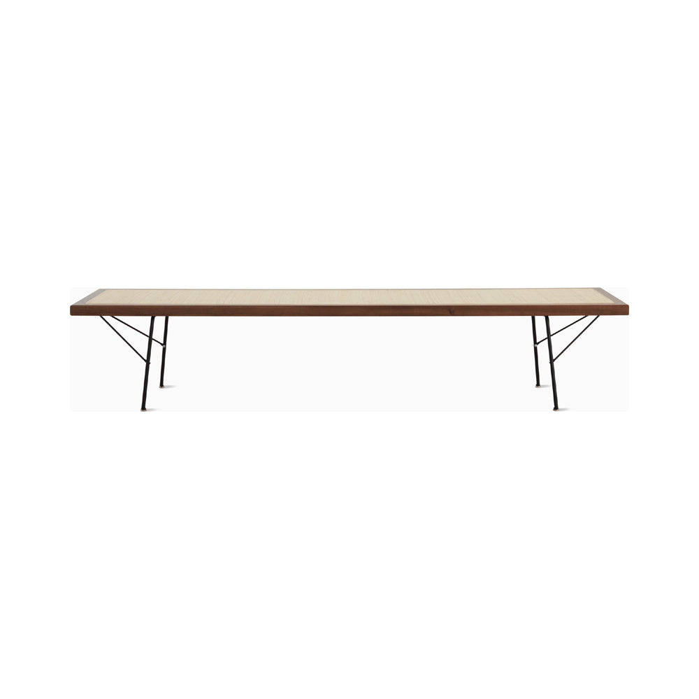 Nelson Cane Bench Benches herman miller 72 Inch Walnut +$400.00 Black