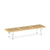 Nelson Bench Benches herman miller 72-inches Wide +$240.00 Metal Base +$100.00 Natural Maple Slat Finish