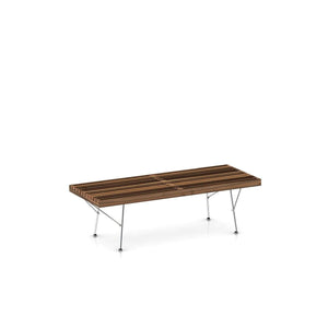 Nelson Bench Benches herman miller 48-inches Wide Metal Base +$100.00 Walnut Slat Finish +$740.00