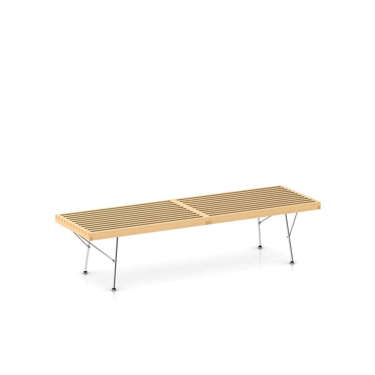 Nelson Bench Benches herman miller 60-inches Wide +$115.00 Metal Base +$100.00 Natural Maple Slat Finish