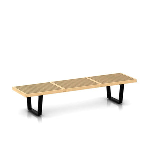 Nelson Bench Benches herman miller 72-inches Wide +$240.00 Wood Base Natural Maple Slat Finish