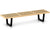 Nelson Bench Benches herman miller 72-inches Wide +$240.00 Wood Base Natural Maple Slat Finish