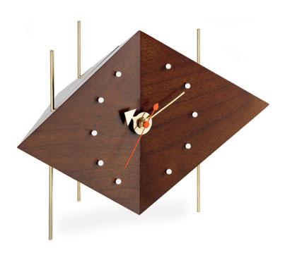 Nelson Diamond Desk Clock Clocks Vitra 