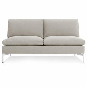 New Standard Armless Sofa Sofa BluDot Nixon Sand - White Legs 
