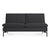 New Standard Armless Sofa Sofa BluDot Maharam Meld in Panda - Black Legs 