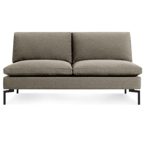 New Standard Armless Sofa Sofa BluDot Sanford Black - Black Legs 