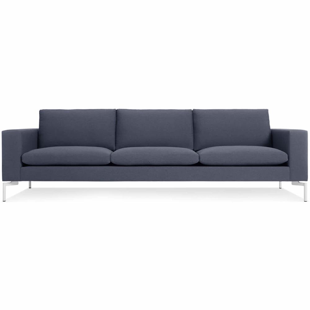 New Standard Sofa 104 Sofa BluDot Nixon Blue/White Legs 