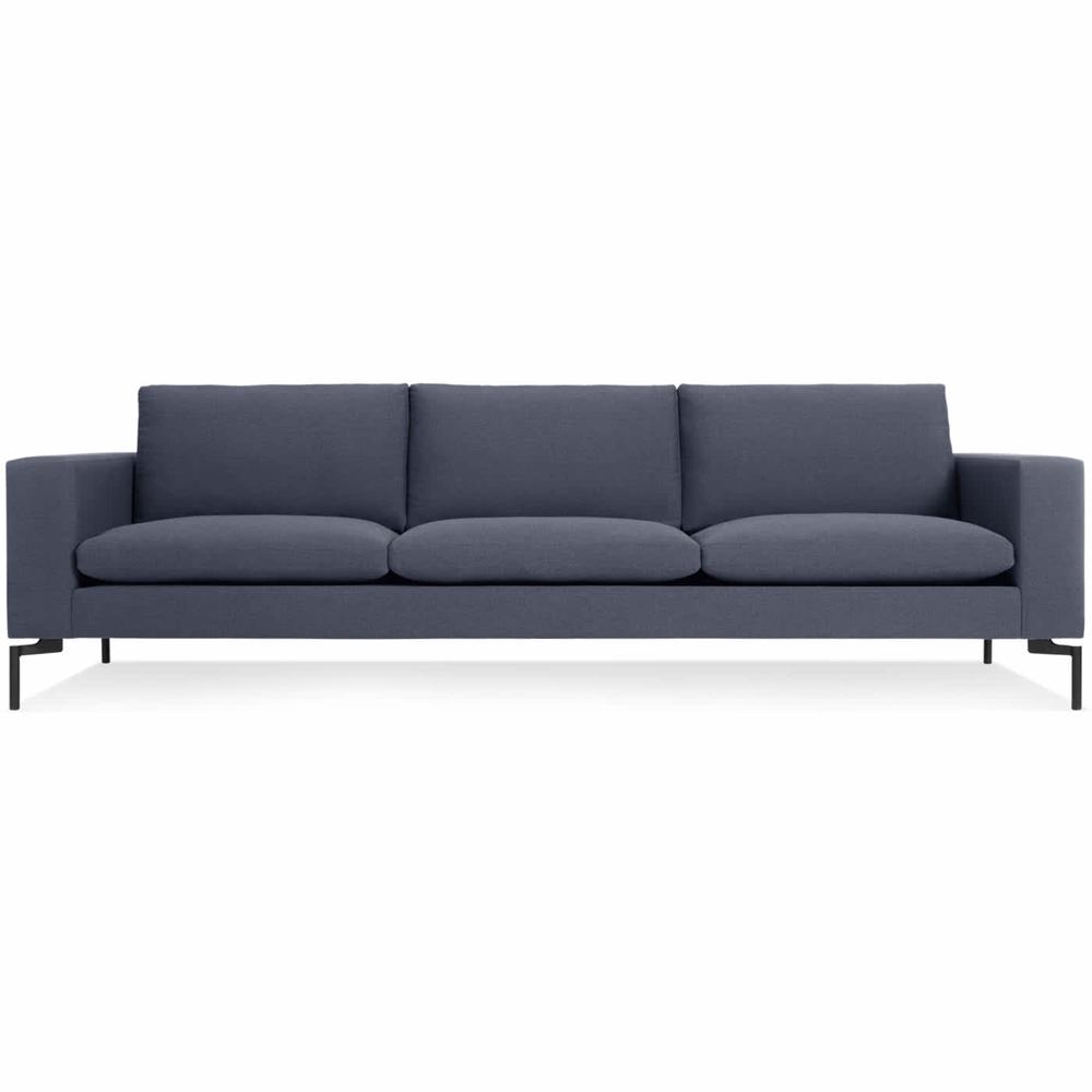 New Standard Sofa 104 Sofa BluDot Nixon Blue/Black Legs 