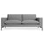 New Standard Sofa 78 Sofa BluDot Spitzer Grey - Black Legs 