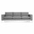 New Standard Sofa 92 Sofa BluDot Spitzer Grey - White Legs 