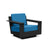 Nisswa Lounge Chair lounge chairs Loll Designs Black Canvas Regatta 