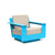 Nisswa Lounge Chair lounge chairs Loll Designs Sky Blue Canvas Flax 