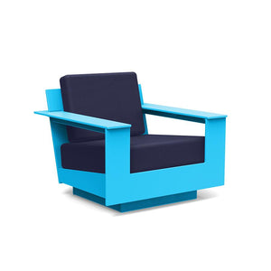 Nisswa Lounge Chair lounge chairs Loll Designs Sky Blue Canvas Navy 