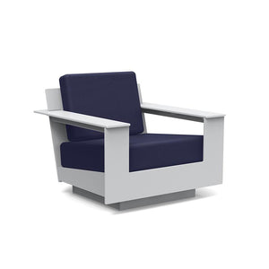 Nisswa Lounge Chair lounge chairs Loll Designs Driftwood Canvas Navy 