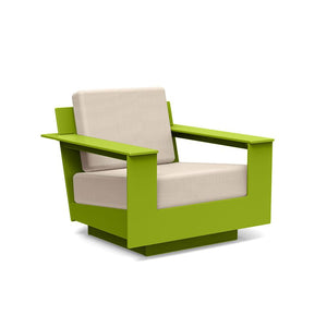 Nisswa Lounge Chair lounge chairs Loll Designs Leaf Green Canvas Flax 