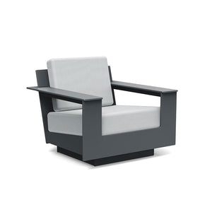 Nisswa Lounge Chair lounge chairs Loll Designs Charcoal Grey Cast Silver 