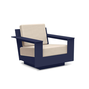 Nisswa Lounge Chair lounge chairs Loll Designs Navy Blue Canvas Flax 