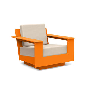 Nisswa Lounge Chair lounge chairs Loll Designs Sunset Orange Canvas Flax 
