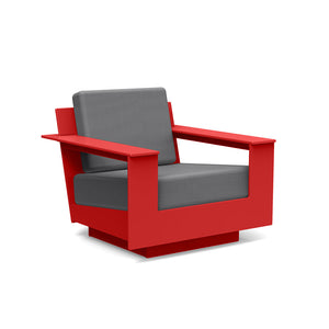 Nisswa Lounge Chair lounge chairs Loll Designs Apple Red Cast Charcoal 