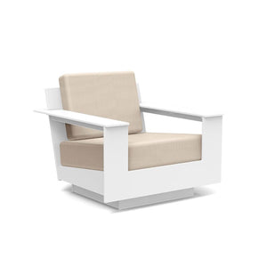 Nisswa Lounge Chair lounge chairs Loll Designs Cloud White Canvas Flax 