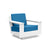 Nisswa Lounge Chair lounge chairs Loll Designs Cloud White Canvas Regatta 