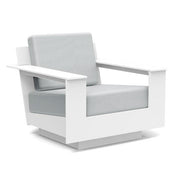 Nisswa Lounge Chair lounge chairs Loll Designs Cloud White Cast Silver 