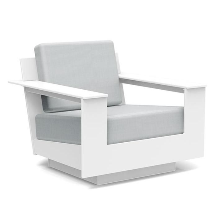 Nisswa Lounge Chair lounge chairs Loll Designs Cloud White Cast Silver 