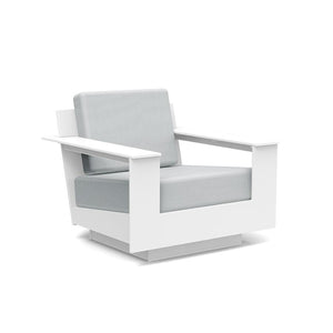 Nisswa Lounge Chair lounge chairs Loll Designs Cloud White Cast Silver 