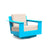 Nisswa Lounge Swivel Chair lounge chairs Loll Designs Sky Blue Canvas Flax 