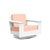 Nisswa Lounge Swivel Chair lounge chairs Loll Designs Cloud White Cast Petal 