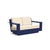 Nisswa Loveseat Sofas Loll Designs Navy Blue Canvas Flax 