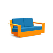 Nisswa Loveseat Sofas Loll Designs Sunset Orange Canvas Regatta 