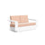 Nisswa Loveseat Sofas Loll Designs Cloud White Cast Petal 