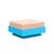 Nisswa Ottoman Ottoman Loll Designs Sky Blue Cast Petal 