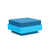 Nisswa Ottoman Ottoman Loll Designs Sky Blue Canvas Regatta 