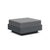 Nisswa Ottoman Ottoman Loll Designs Charcoal Grey Cast Charcoal 