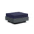 Nisswa Ottoman Ottoman Loll Designs Charcoal Grey Canvas Navy 