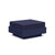 Nisswa Ottoman Ottoman Loll Designs Navy Blue Canvas Navy 